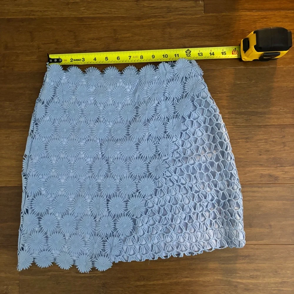 Topshop blue mini skirt 4 - Picture 3 of 8